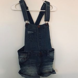 Overall Shorts